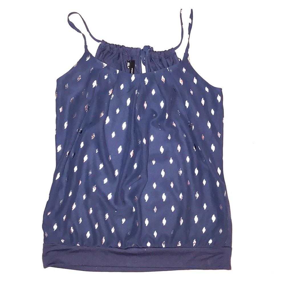 Brand new with tags navy blue tank top